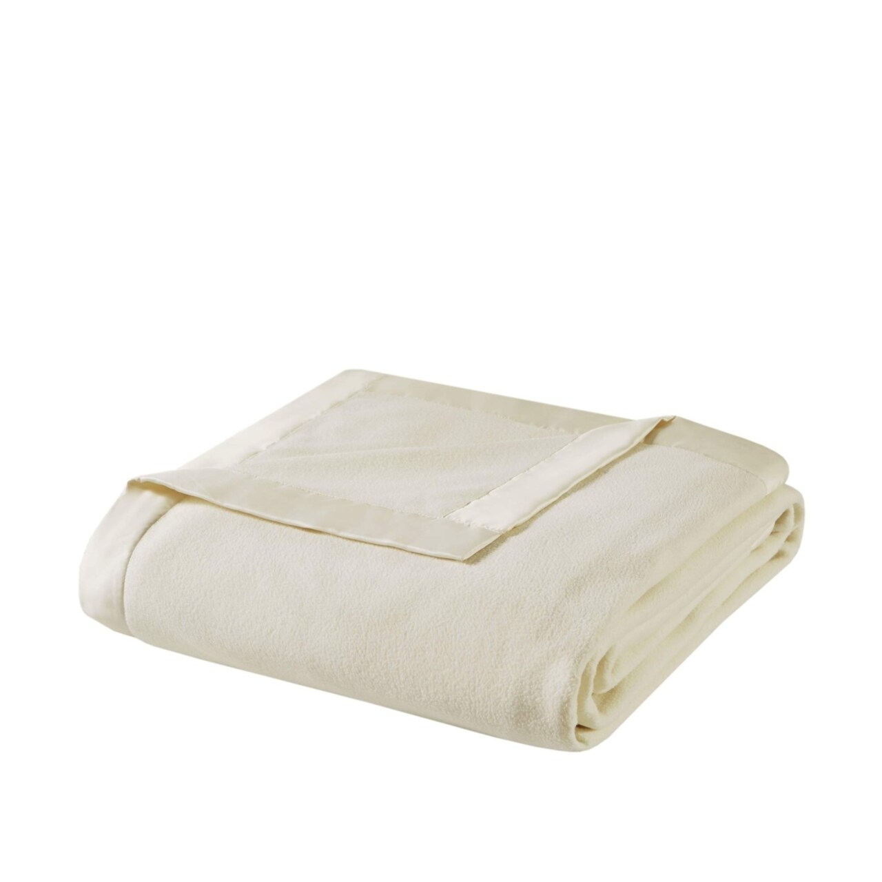 True North by Sleep Philosophy Premier Comfort Micro Fleece Blanket, Full/Queen, Ivory